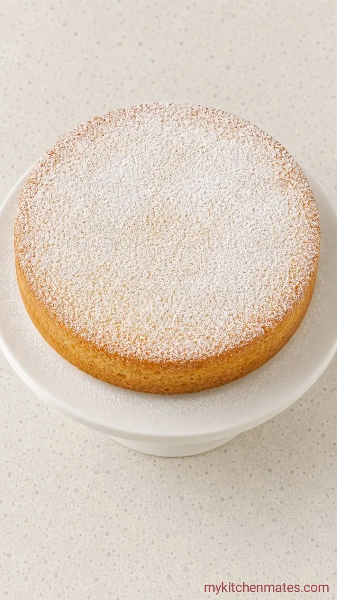 Step 5: Turn Out and Dust the Cake