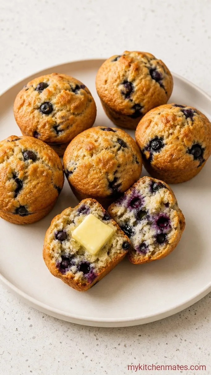 Protein-Packed Kodiak Blueberry Muffins Step 5: Turn Out and Serve