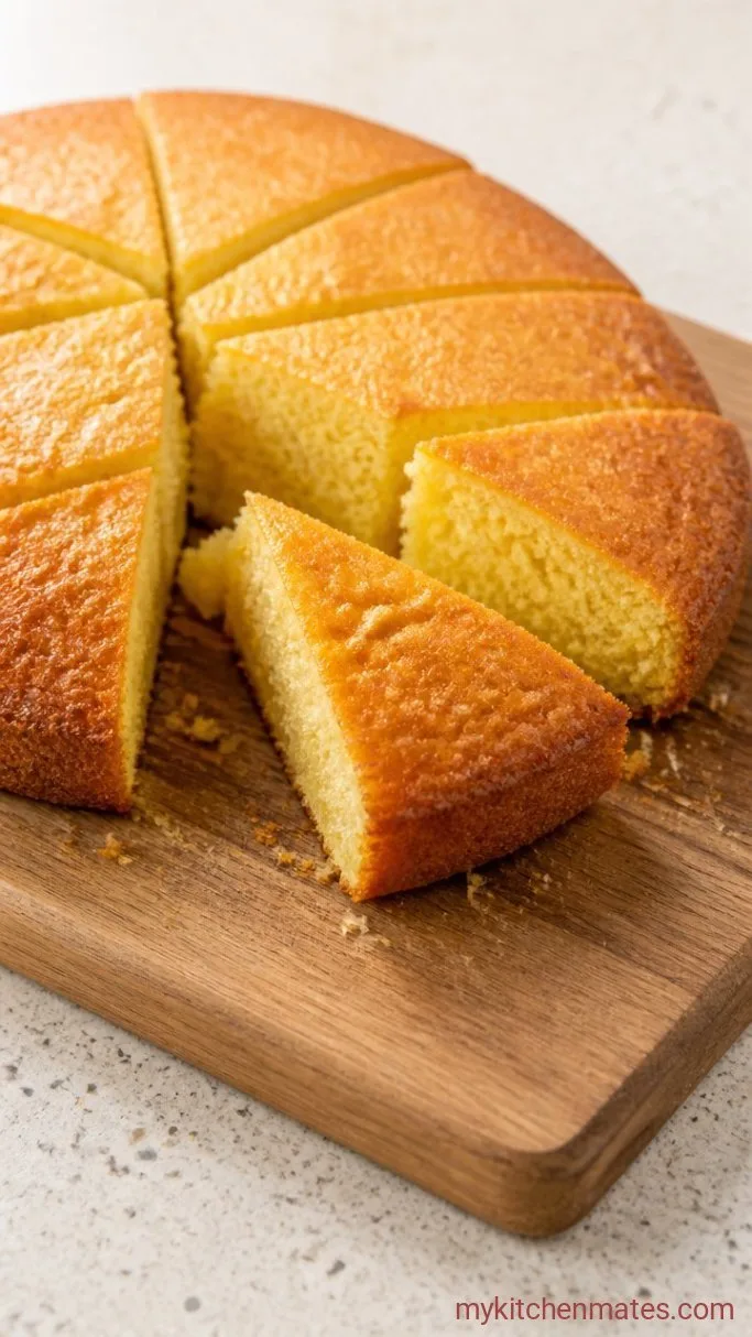 Moist Dairy Free Cornbread (One Bowl) Step 5: Turn Out and Slice