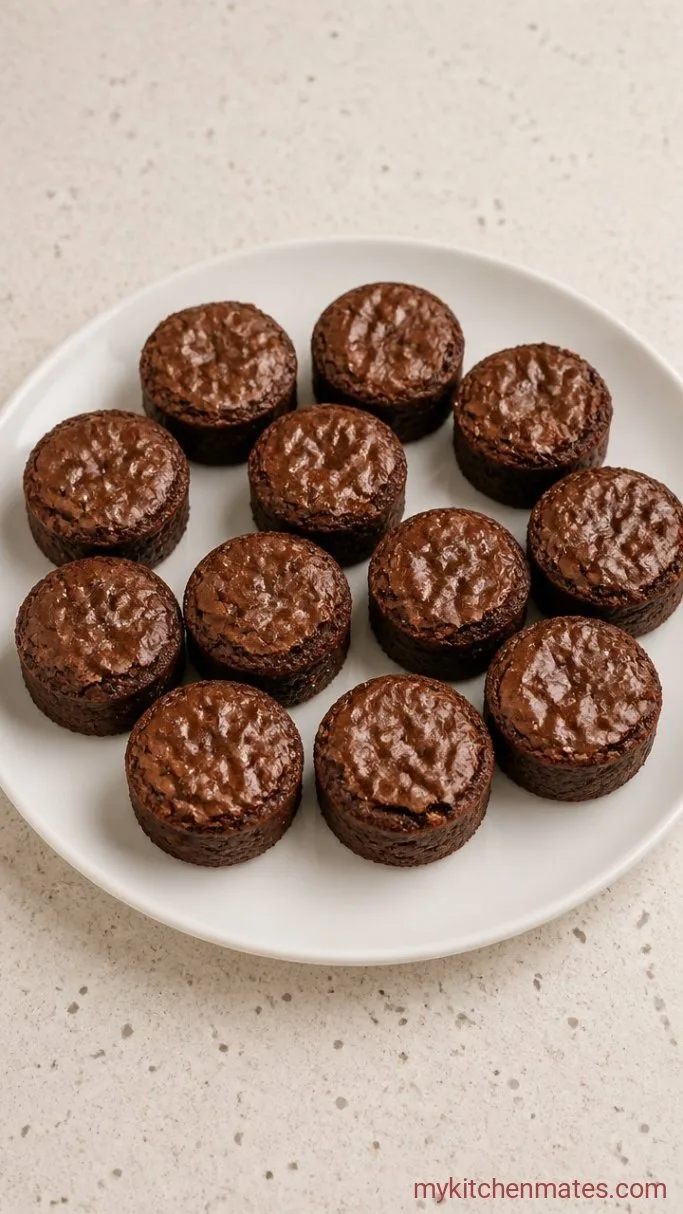 Fudgy 20-Minute Mini Brownie Bites Step 5: Turn Them Out and Serve