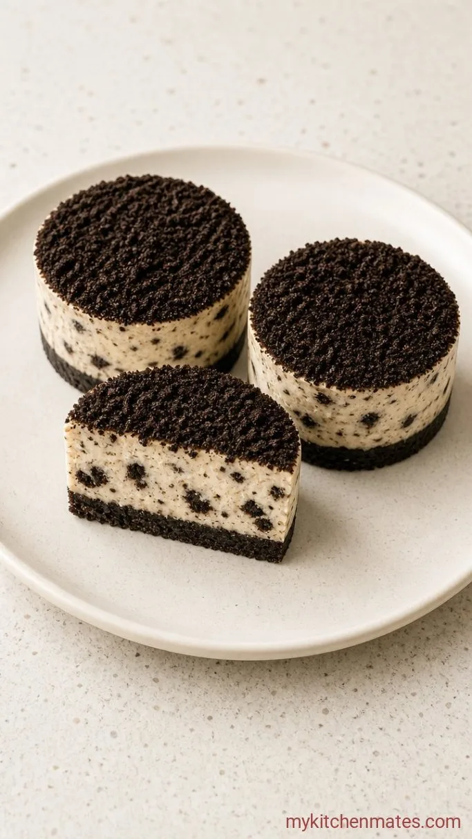 No-Bake Oreo Cheesecake Cups Step 5: Unmold and Serve