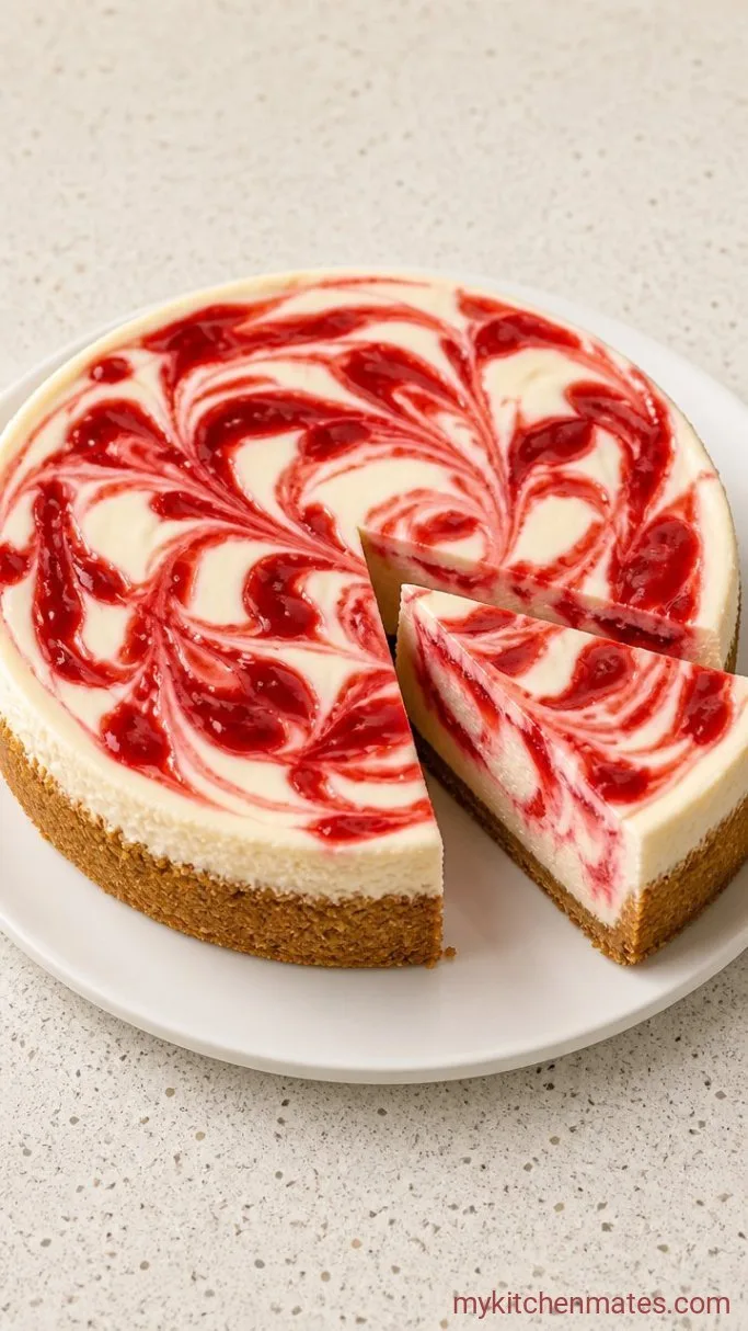 Step 5: Unmold and Slice the Cheesecake