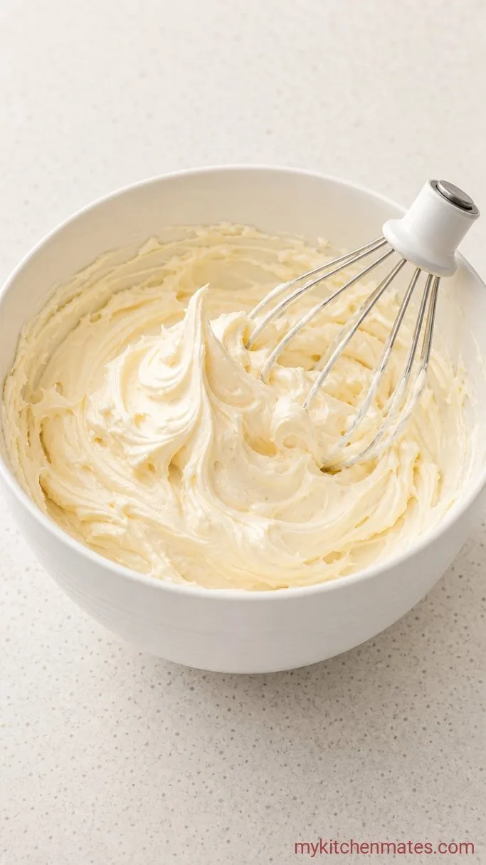 Moist Gluten Free Red Velvet Cake with Cream Cheese Frosting Step 5: Whip the Cream Cheese Frosting
