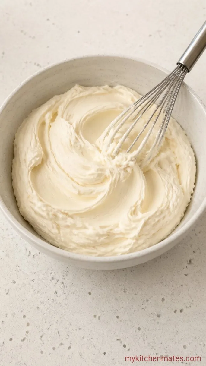 Moist Banana Cake with Cream Cheese Frosting Step 5: Whip the Frosting