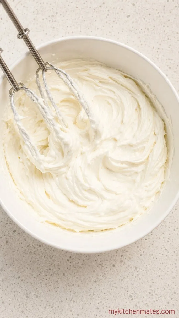 One-Bowl Chocolate Coconut Cake Step 5: Whip the Frosting