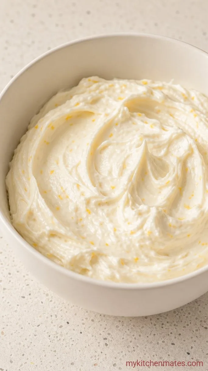 Step 5: Whip the Lemon Cream Cheese Frosting
