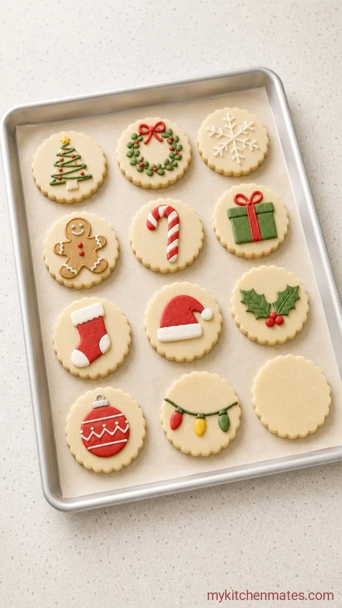 Soft and Buttery Christmas Cutout Cookies Step 6: Bake the Cookies