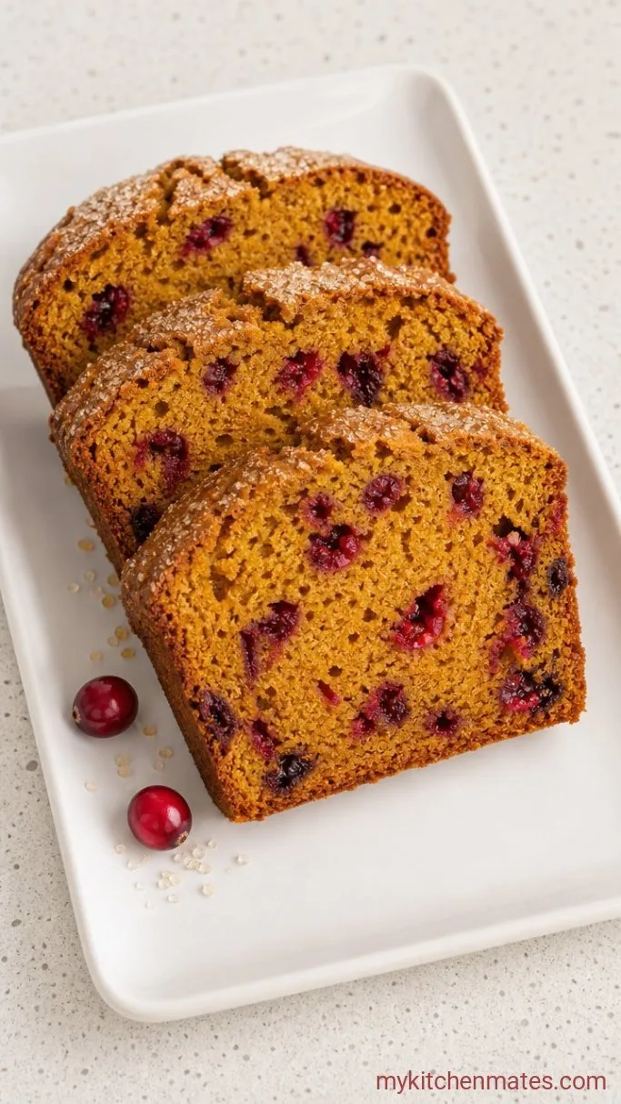 Pumpkin Cranberry Bread with Tart Fresh Cranberries Step 6: Cool and Slice the Bread