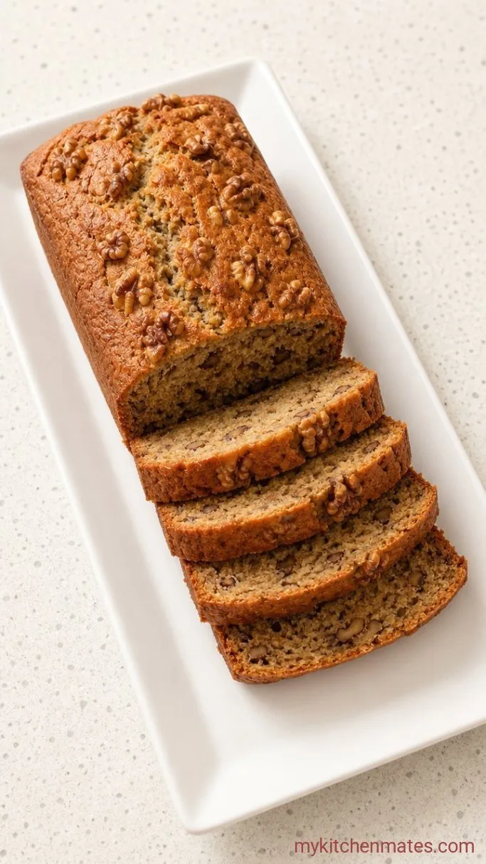 Tender Banana Walnut Cake Step 6: Cool and Slice