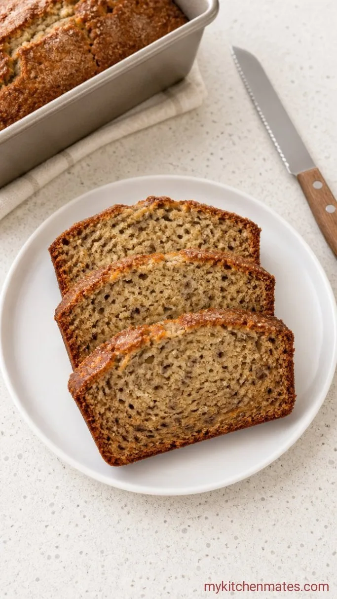 Moist and Tender Sour Cream Banana Bread Step 6: Cool and Slice