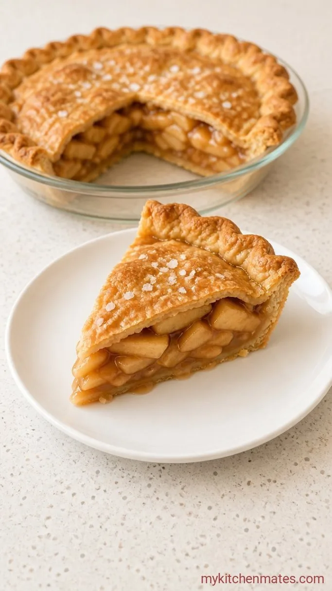 Salted Caramel Apple Pie Step 6: Cool and Slice