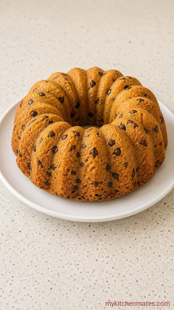 Chocolate Chip Sour Cream Bundt Cake Step 6: Cool and Turn Out the Cake
