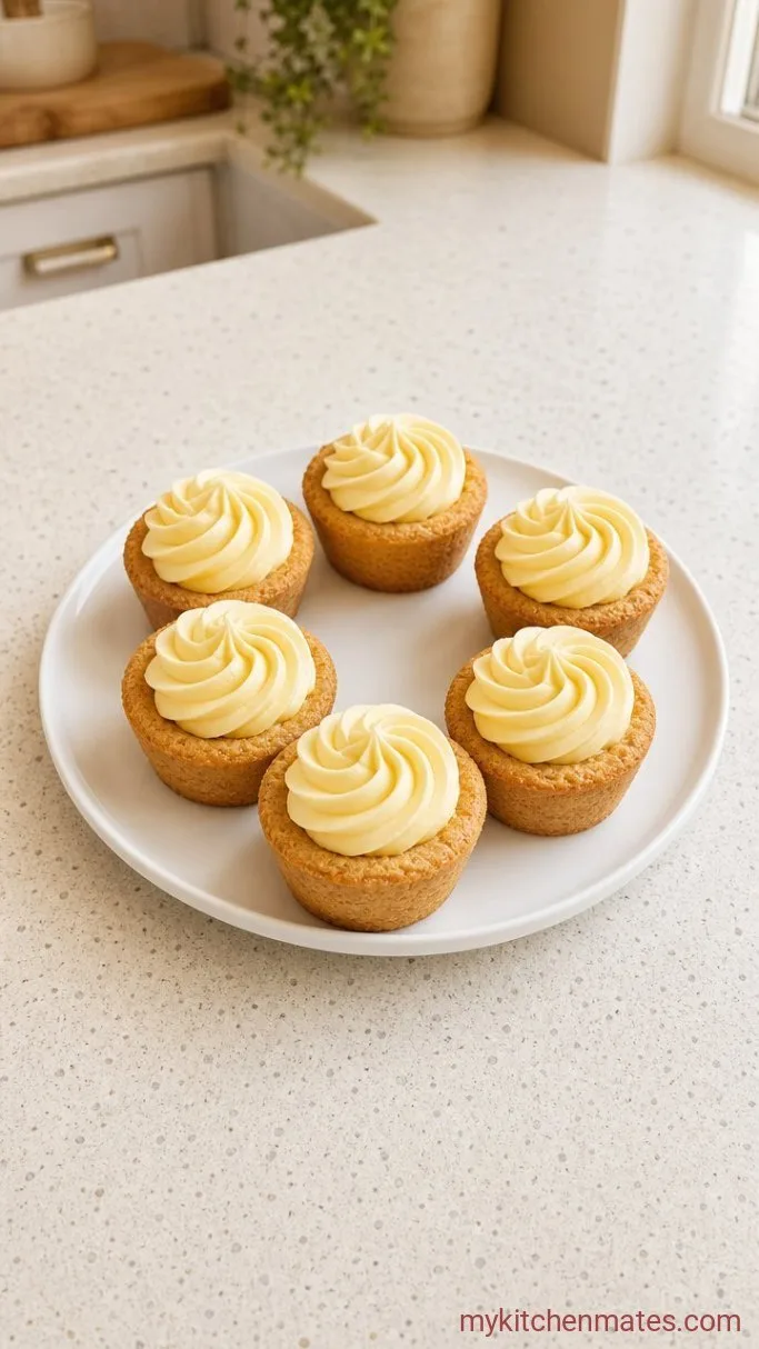 Sugar Cookie Cups with Fluffy Buttercream (Easy Party Dessert) Step 6: Fill and Serve