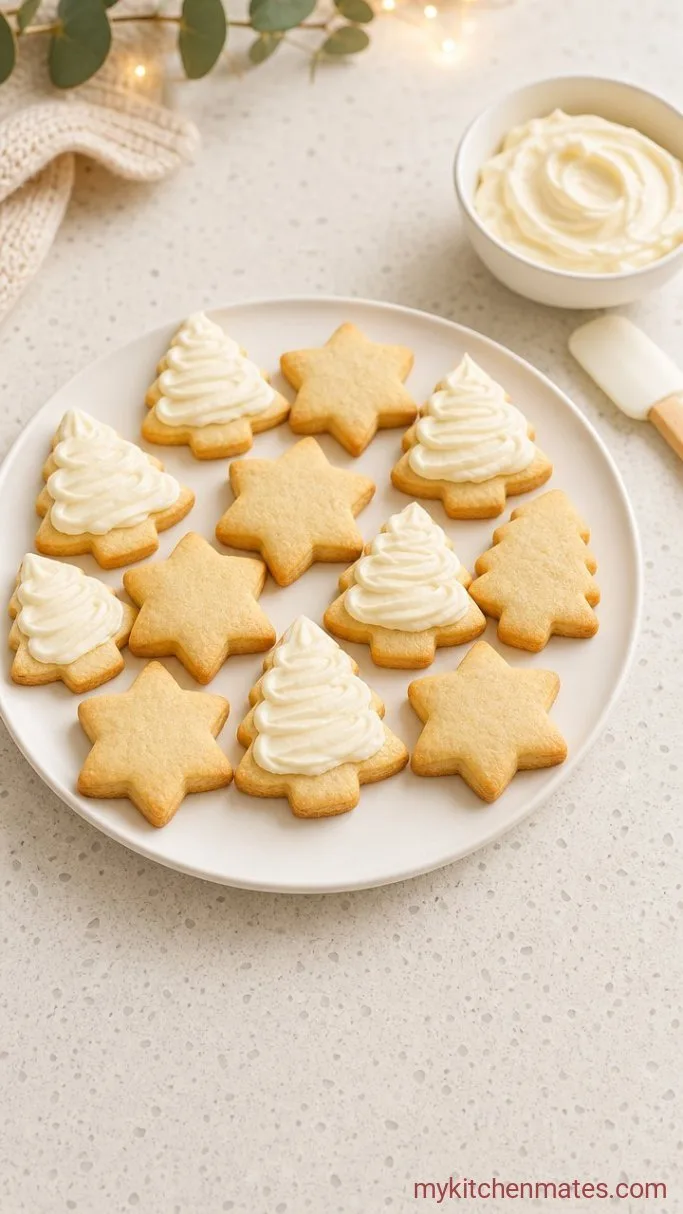 Soft and Chewy Sourdough Christmas Cookies Step 6: Frost and Decorate the Cookies