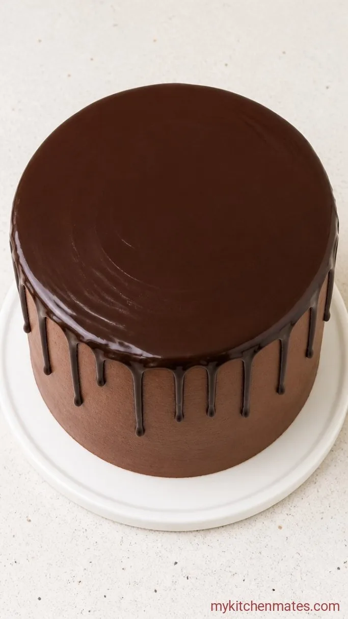 Step 6: Frost and Drizzle the Ganache