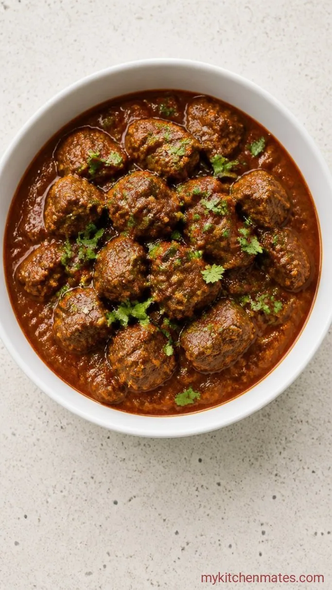 Tender Lamb Rogan Josh with Fragrant Spices Step 6: Ladle and Garnish with Cilantro