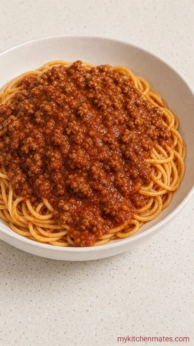 Slow-Simmered Classic Spaghetti Sauce Step 6: Ladle Over Pasta and Serve