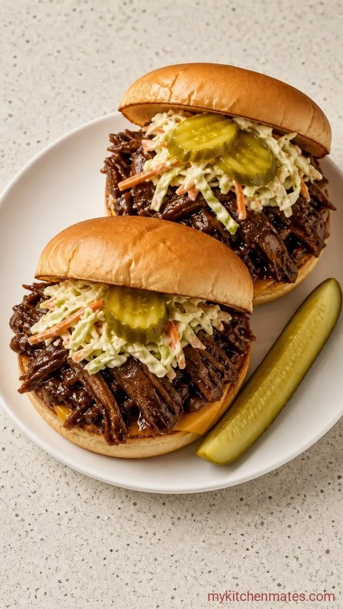 Step 6: Pile onto Buns and Serve