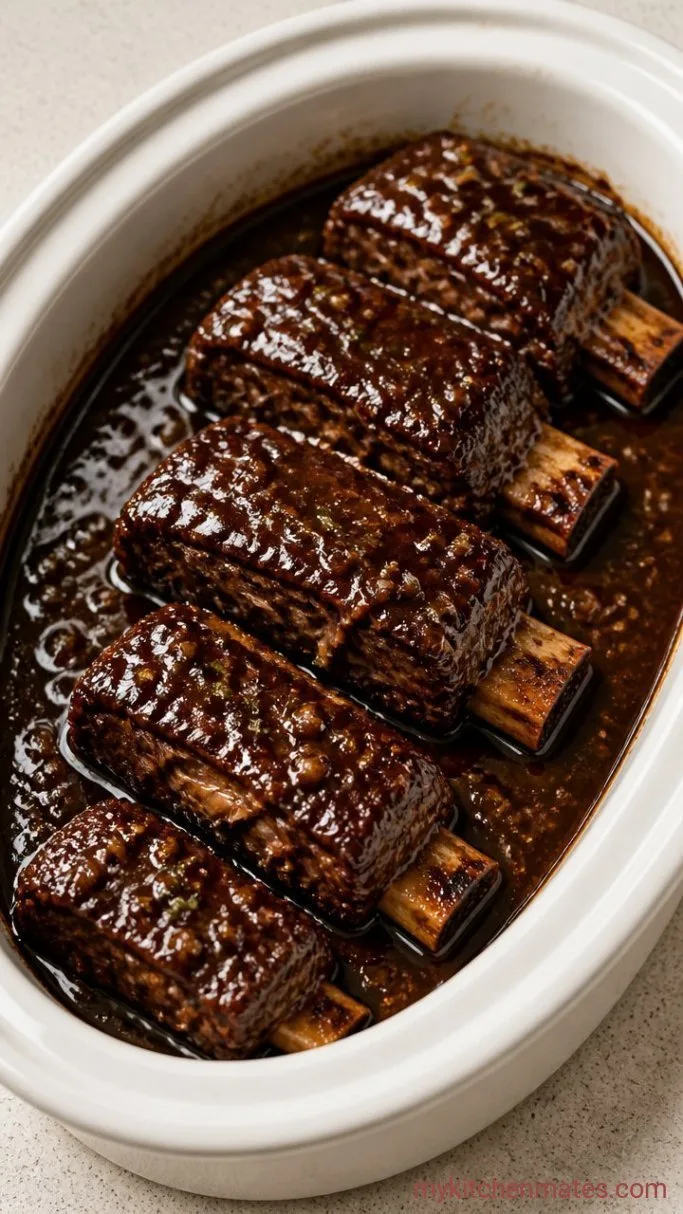 Fall-Apart Crockpot Short Ribs with Rich Gravy Step 6: Plate and Spoon Over the Gravy