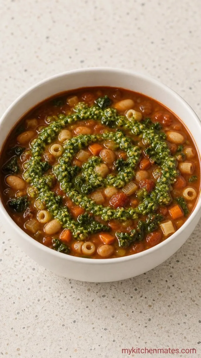 Step 6: Serve with a Swirl of Pesto