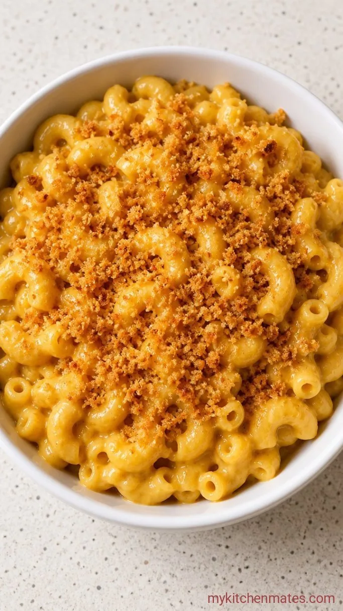 Creamy Gluten-Free Dairy-Free Mac and Cheese Step 6: Spoon Into Bowls and Serve