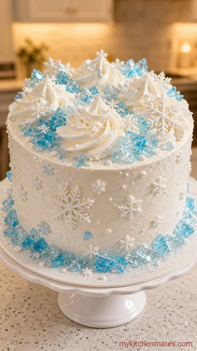 Magical Frozen-Themed Birthday Cake (With Easy Decorating Tricks) Step 7: Decorate the Frozen Scene