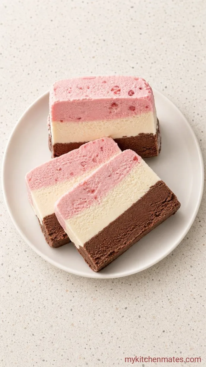 Step 8: Unmold and Slice the Ice Cream