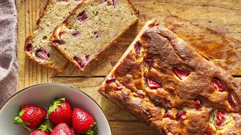 Strawberry-Banana Bread Food photo of Strawberry-Banana Bread