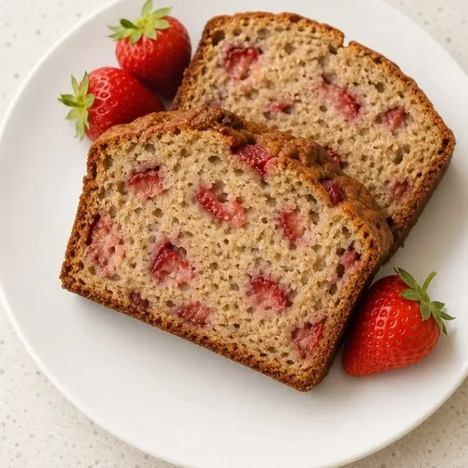 Moist Strawberry Banana Bread strawberry banana bread_featured_nbf