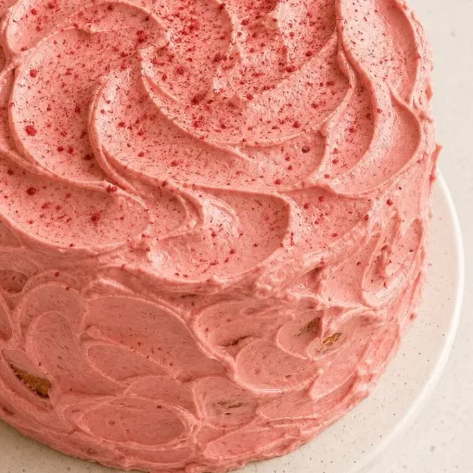 Strawberry Birthday Cake