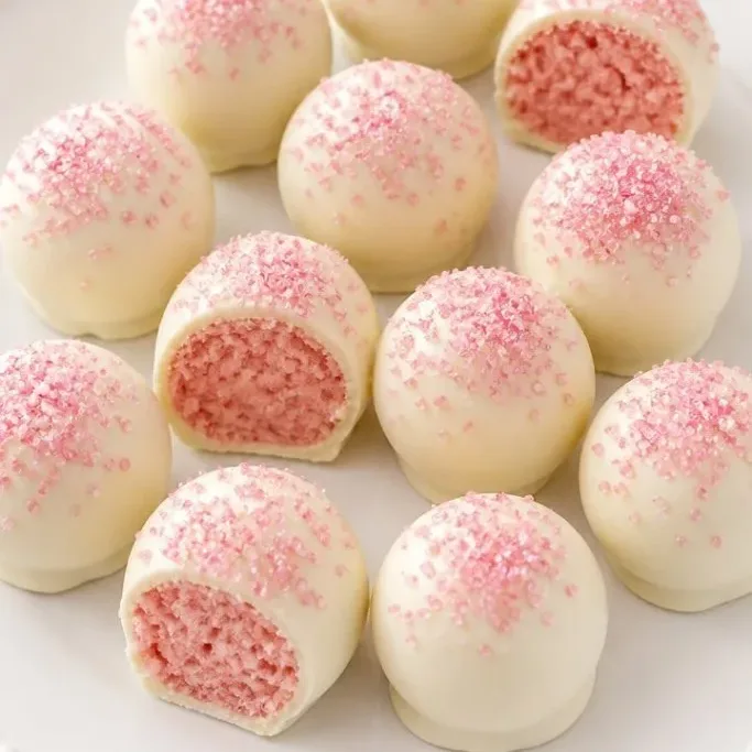Strawberry Cake Balls