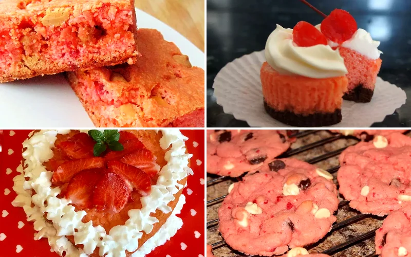 10 Creative Strawberry Cake Mix Recipe Ideas strawberry cake mix recipes featured