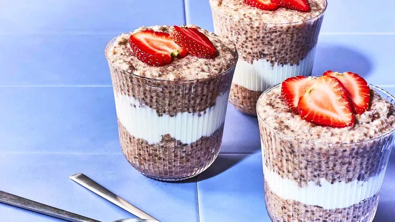 Strawberry Chia Pudding Food photo of Strawberry Chia Pudding