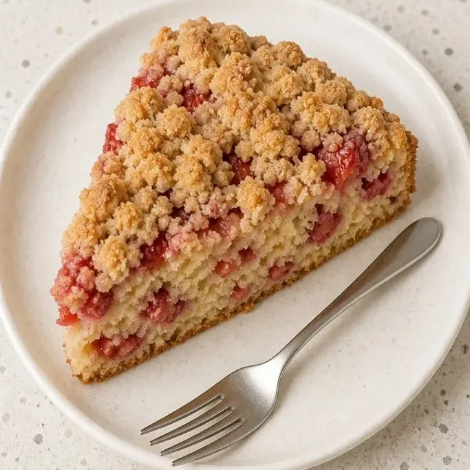 One-Bowl Strawberry Crumble Cake Strawberry Crumble Cake