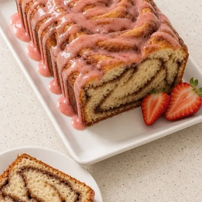 Easy Strawberry Honeybun Cake Strawberry Honeybun Cake