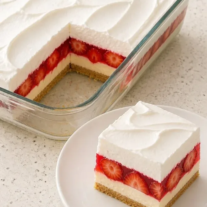Strawberry Lasagna Dessert