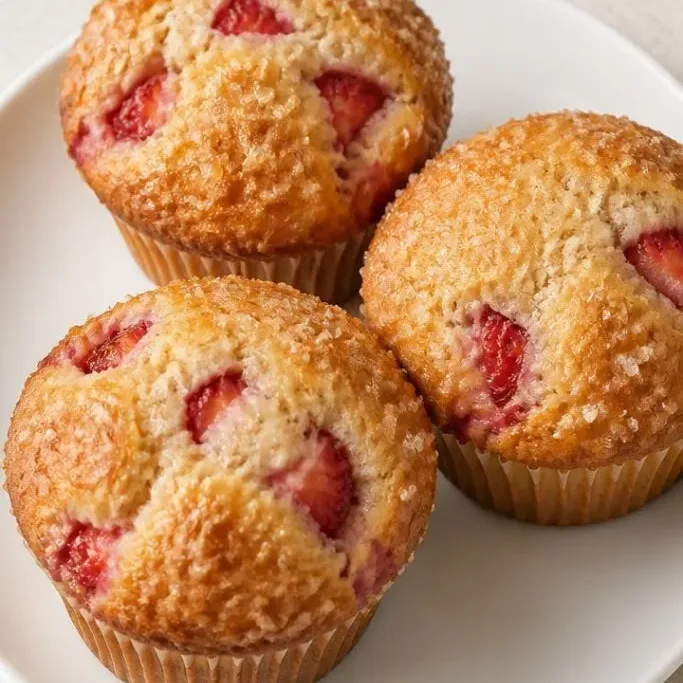 Bakery-Style Strawberry Muffins Strawberry Muffin Recipes
