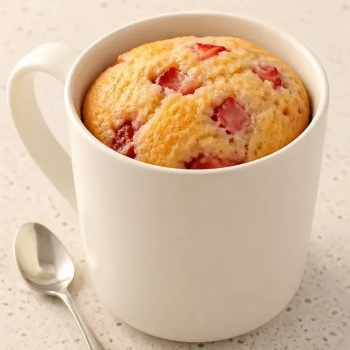 Strawberry Mug Cake