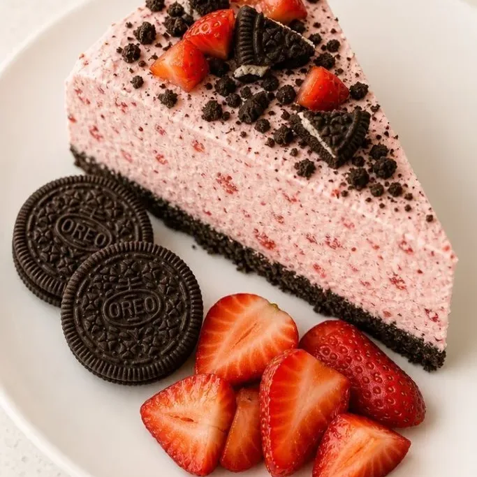 Strawberry Oreo Cake