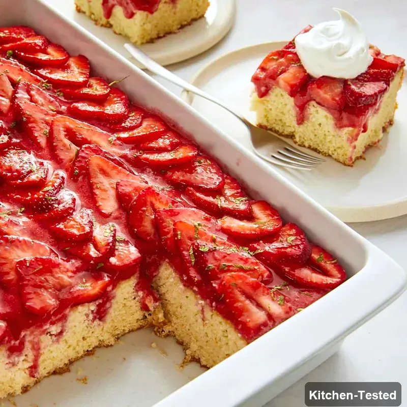 Strawberry Poke Cake strawberry poke cake