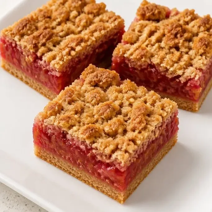Strawberry Rhubarb Bars