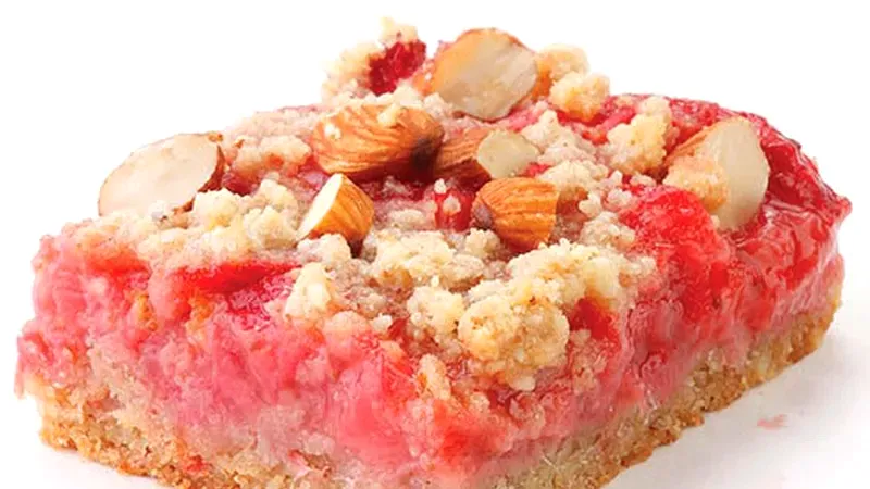 Strawberry-Rhubarb Bars Food photo of Strawberry-Rhubarb Bars