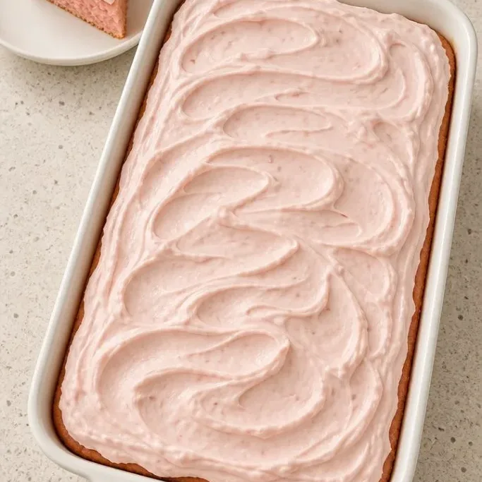Easy Strawberry Sheet Cake (Made with Fresh Strawberries) Strawberry Sheet Cake