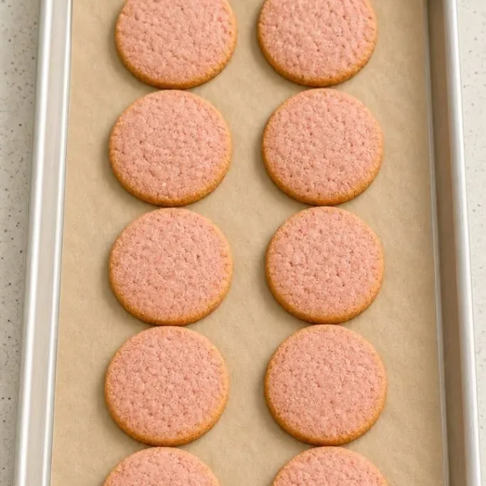Strawberry Shortbread Cookies