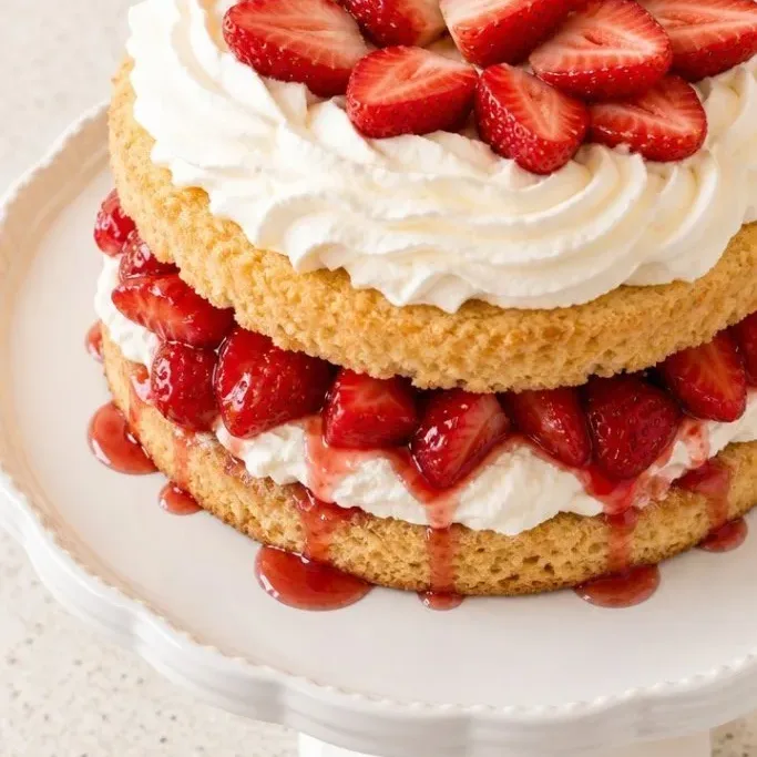 Strawberry Shortcake Baby Shower Cake