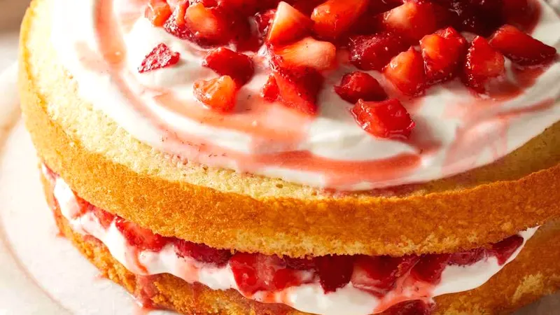 Strawberry Shortcake Cake Food photo of Strawberry Shortcake Cake