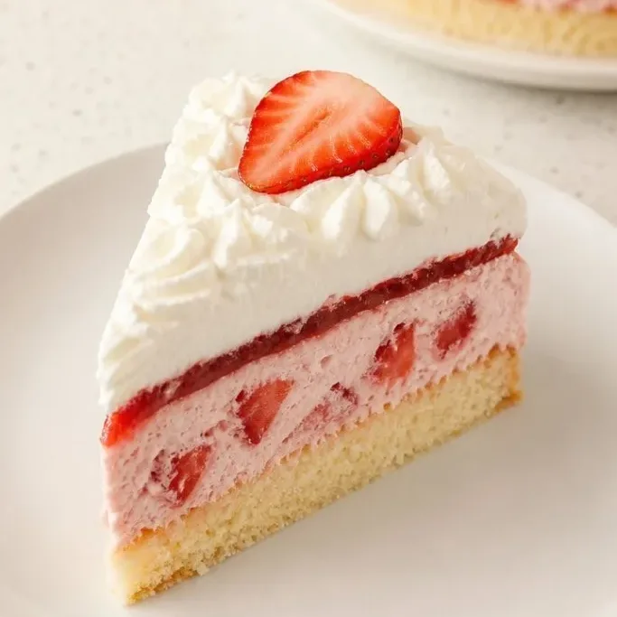 Strawberry Shortcake Ice Cream Cake