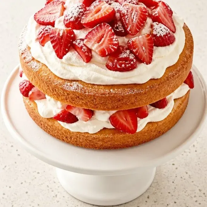 Strawberry Shortcake Layer Cake