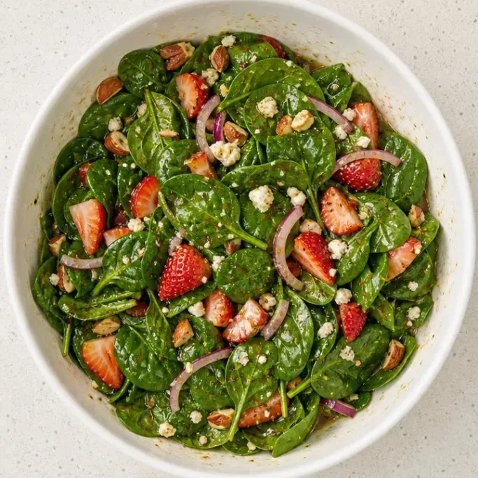strawberry spinach salad_featured_8y8