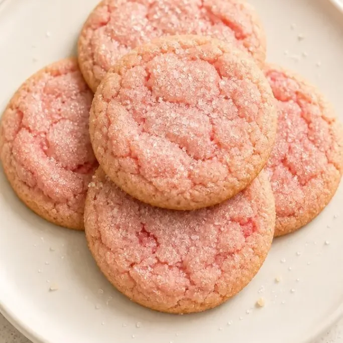 Strawberry Sugar Cookies